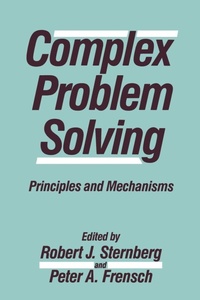 Enlarge image Cover: Complex Problem Solving - Psychology Press