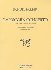 Abbildung von: Capricorn Concerto: Flute, Oboe, Trumpet, and Strings - G. Schirmer, Inc.