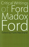 Cover: Critical Writings of Ford Madox Ford - University of Nebraska Press
