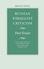 Cover: Russian Formalist Criticism - University of Nebraska Press