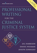 Cover: Professional Writing for the Criminal Justice System - Springer Publishing Company