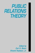 Cover: Public Relations Theory - Routledge