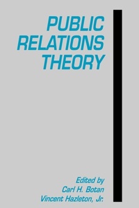 Enlarge image Cover: Public Relations Theory - Routledge