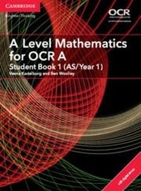 Enlarge image Cover: A Level Mathematics for OCR A Student Book 1 (AS/Year 1) with Digital Access (2 Years) - Cambridge University Press