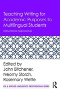 Cover: Teaching Writing for Academic Purposes to Multilingual Students - Routledge