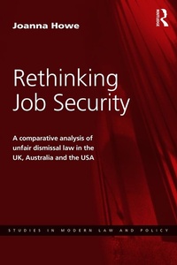 Enlarge image Cover: Rethinking Job Security - Routledge