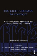 Cover: The Fifth Crusade in Context - Routledge