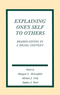 Enlarge image Cover: Explaining One's Self To Others - Routledge