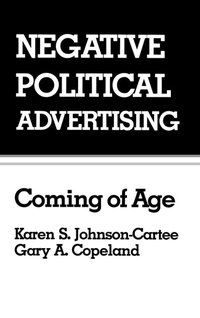 Enlarge image Cover: Negative Political Advertising - Routledge
