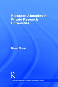 Bild vergrößern Bild: Resource Allocation in Private Research Universities - Routledge