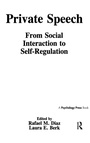 Cover: Private Speech - Psychology Press