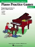 Cover: Piano Practice Games Book 4: Hal Leonard Student Piano Library - Hal Leonard Publishing Corporation