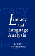 Cover: Literacy and Language Analysis - Routledge