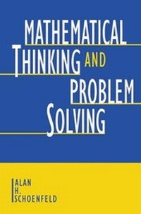 Enlarge image Cover: Mathematical Thinking and Problem Solving - Lawrence Erlbaum Associates Inc
