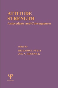 Enlarge image Cover: Attitude Strength - Psychology Press
