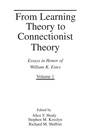 Cover: From Learning Theory to Connectionist Theory - Psychology Press