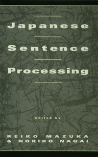 Enlarge image Cover: Japanese Sentence Processing - Psychology Press