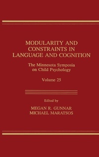 Abbildung von: Modularity and Constraints in Language and Cognition - Psychology Press