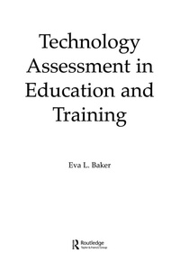 Enlarge image Cover: Technology Assessment in Education and Training - Routledge