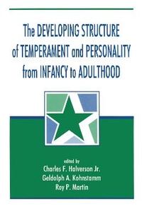 Enlarge image Cover: The Developing Structure of Temperament and Personality From Infancy To Adulthood - Psychology Press