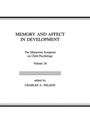 Cover: Memory and Affect in Development - Psychology Press