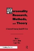 Cover: Personality Research, Methods, and Theory - Psychology Press