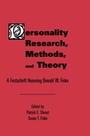 Cover: Personality Research, Methods, and Theory - Psychology Press