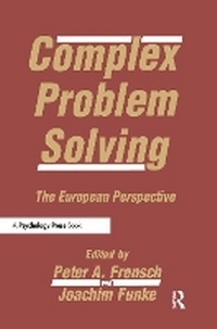 Enlarge image Cover: Complex Problem Solving - Psychology Press