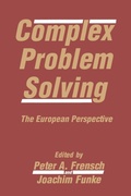 Cover: Complex Problem Solving - Psychology Press