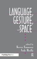 Cover: Language, Gesture, and Space - Psychology Press