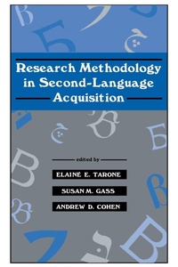 Enlarge image Cover: Research Methodology in Second-Language Acquisition - Routledge