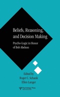 Cover: Beliefs, Reasoning, and Decision Making - Psychology Press
