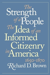 Enlarge image Cover: The Strength of a People - The University of North Carolina Press