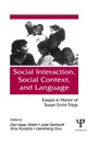 Cover: Social interaction, Social Context, and Language - Psychology Press