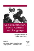 Cover: Social interaction, Social Context, and Language - Psychology Press