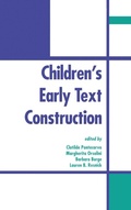 Cover: Children's Early Text Construction - Routledge