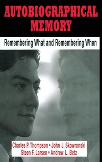 Enlarge image Cover: Autobiographical Memory - Psychology Press
