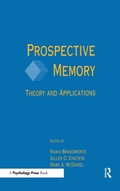 Cover: Prospective Memory - Psychology Press