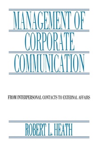 Abbildung von: Management of Corporate Communication - Routledge
