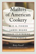 Cover: Masters of American Cookery - Bison Books
