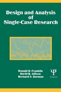 Cover: Design and Analysis of Single-Case Research - Psychology Press