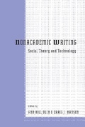 Cover: Nonacademic Writing - Routledge