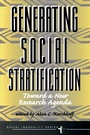 Cover: Generating Social Stratification - Westview Press Inc