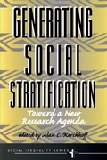 Cover: Generating Social Stratification - Westview Press Inc