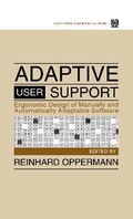 Cover: Adaptive User Support - CRC Press