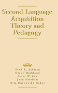 Cover: Second Language Acquisition Theory and Pedagogy - Routledge