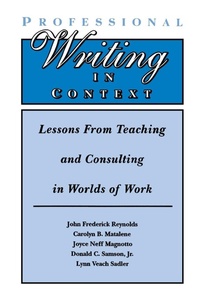 Bild vergrößern Bild: Professional Writing in Context - Routledge