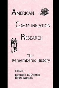 Enlarge image Cover: American Communication Research - Routledge