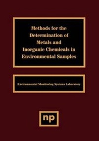 Abbildung von: Methods for the Determination of Metals in Environmental Samples - William Andrew Publishing