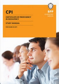 Abbildung von: CPI Certificate of Proficiency in Insolvency - BPP Learning Media